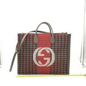 Gucci Interlocking Shoulder Tote Bag